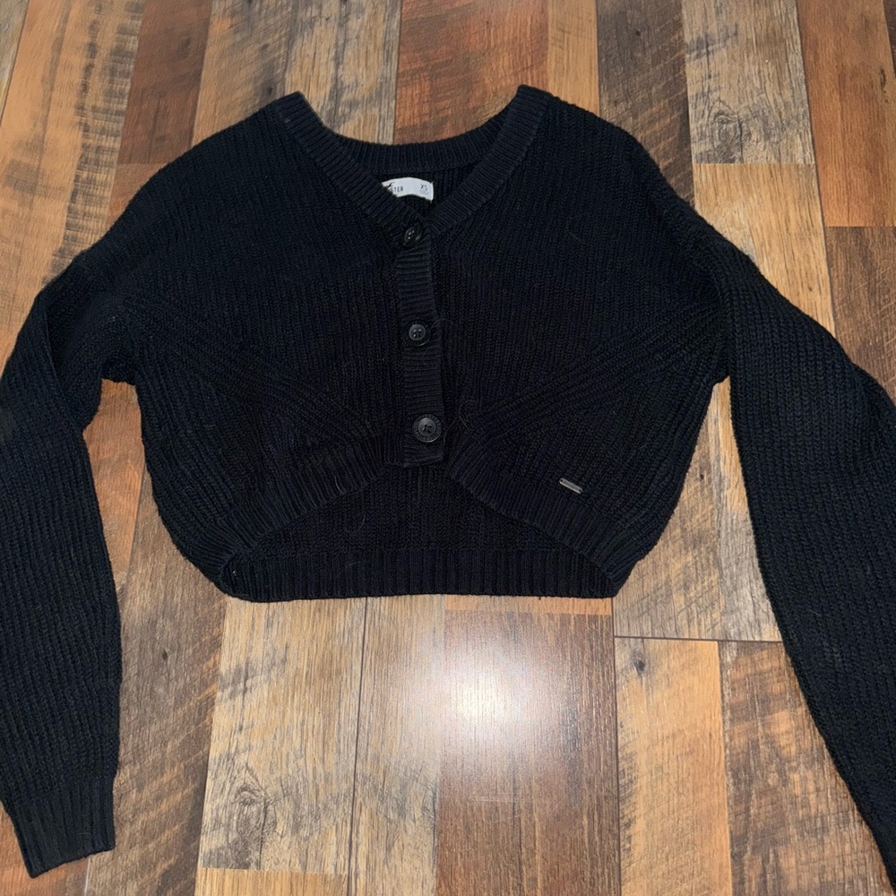 Hollister Black Women's Cardigan Sweater